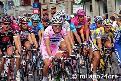 Finish of the "Giro Italia" in Milan